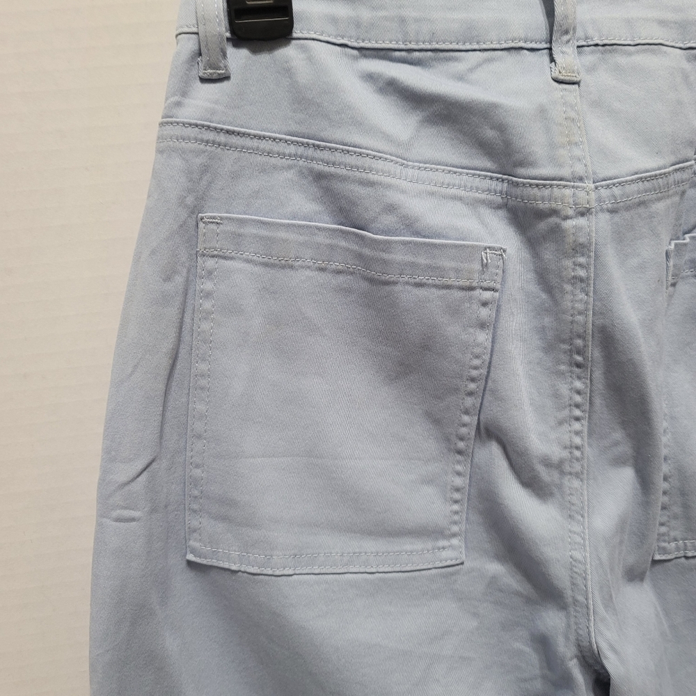 NWT Dokotoo Iceland Blue Wide Leg Women's Pants 27"Waist Size 4 - Picture 8 of 16
